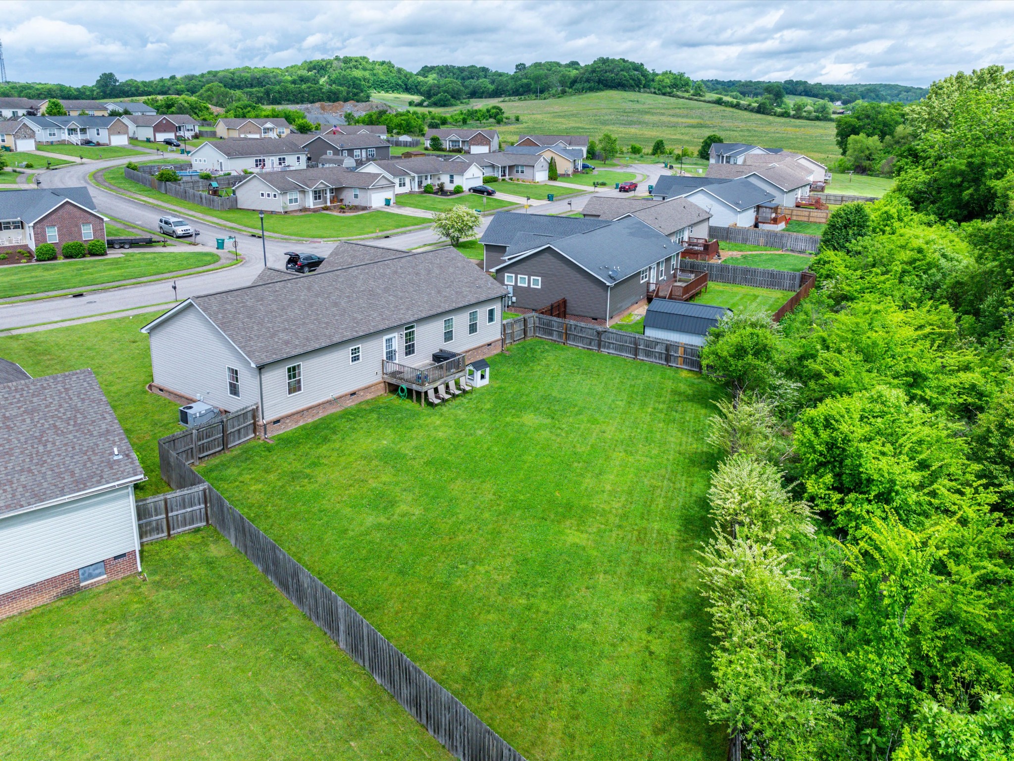 1150 Wrights Mill Road Spring Hill, TN 37174 - Photo 34 of 34 an aerial view of a house with garden space and outdoor space