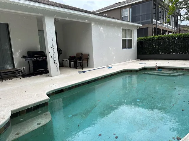 a view of a wooden fence