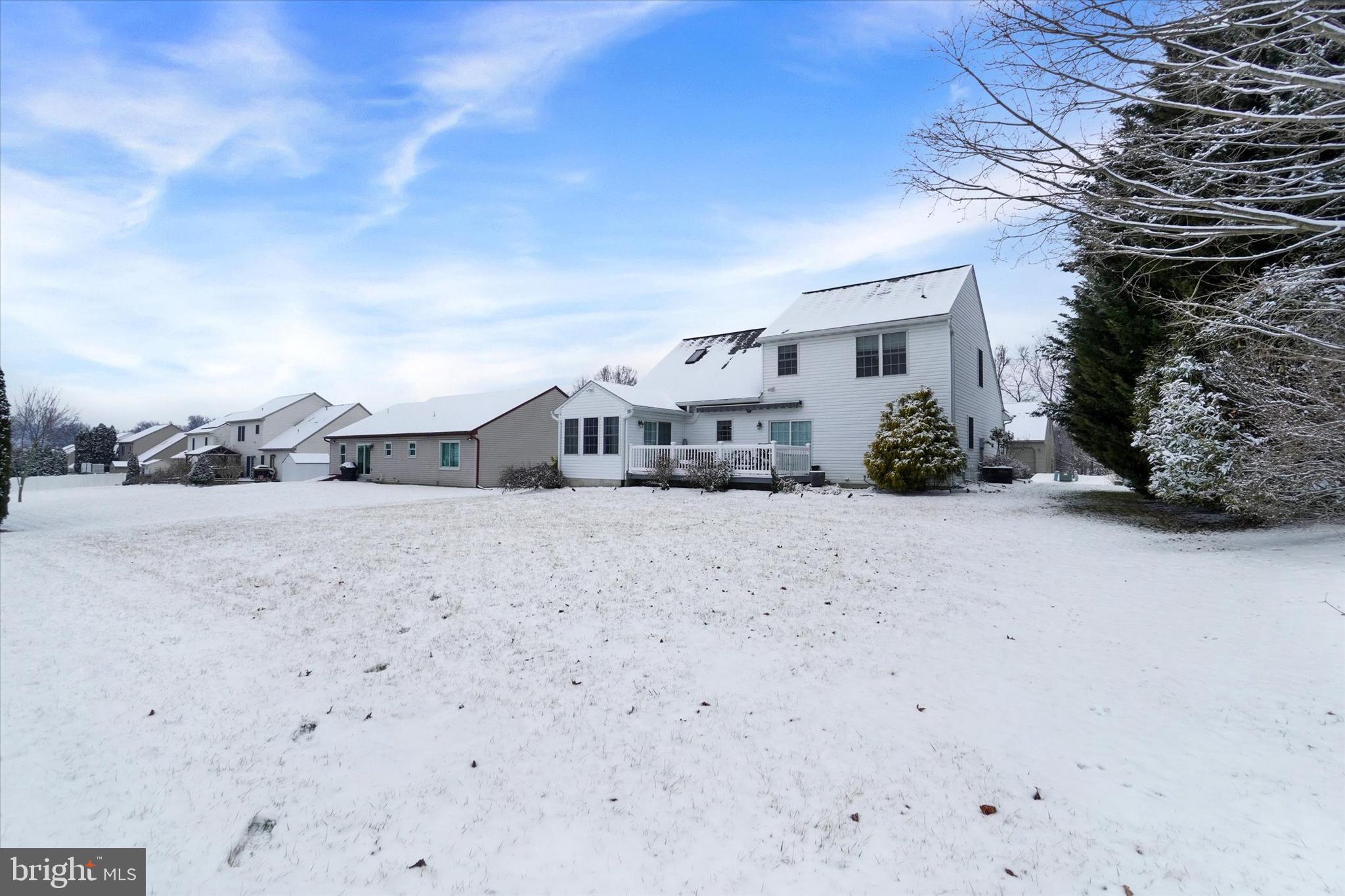 595 Apple Tree Lane Mount Wolf, PA 17347 - Photo 27 of 27 a view of a house with a snow in the yard