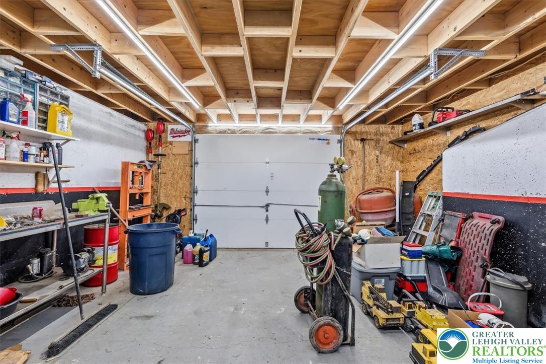 5340 2nd Street Whitehall, PA 18052 - Photo 25 of 30 Secure garage space with a convenient overhead door and abundant lighting.