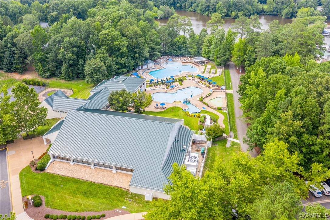 14908 Walnut Bend Road Midlothian, VA 23112 - Photo 30 of 43 an aerial view of a house with a swimming pool