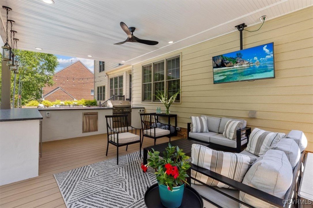 3206 Fulbrook Drive Midlothian, VA 23113 - Photo 14 of 18 a outdoor living space with furniture