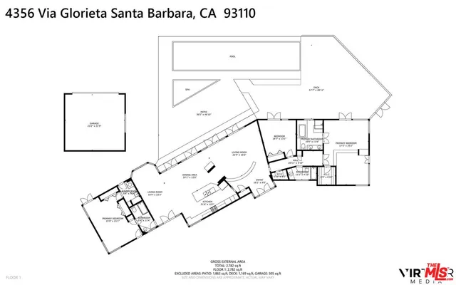 $3,600,000 | 4356 Via Glorieta, Santa Barbara, CA 93110