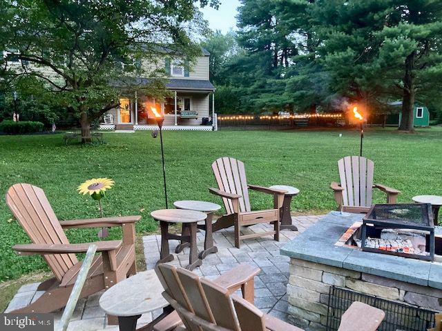 179 Davis Road Coatesville, PA 19320 - Photo 42 of 45 Summer at the fire pit
