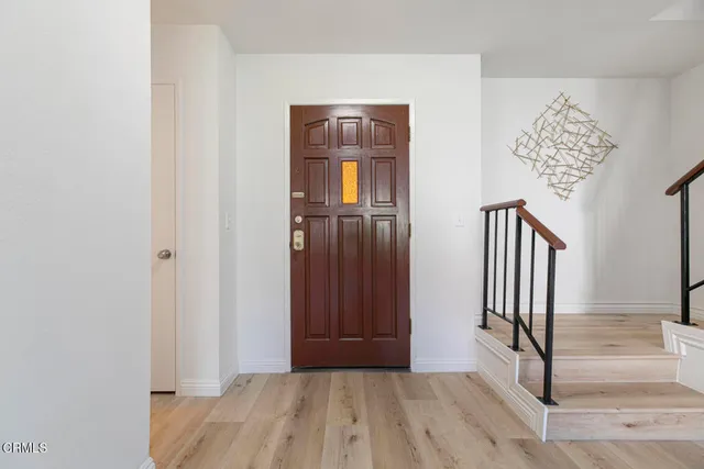 a view of an entryway door