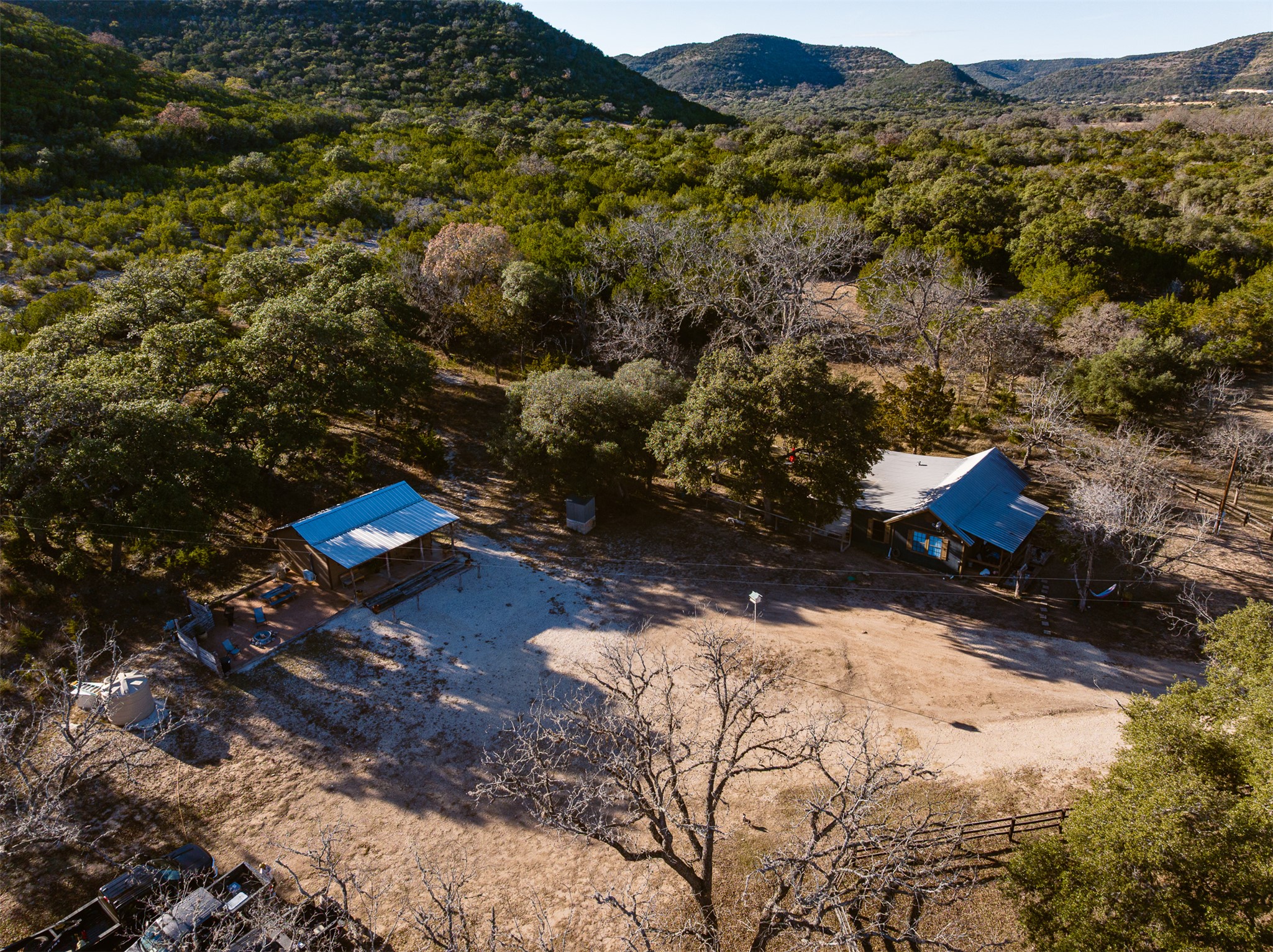 641 Patterson Creek Road Leakey, TX 78873 - Photo 2 of 31 View of subject property featuring a mountainous background