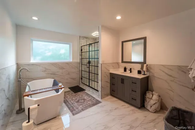 a view of a room with a window and storage