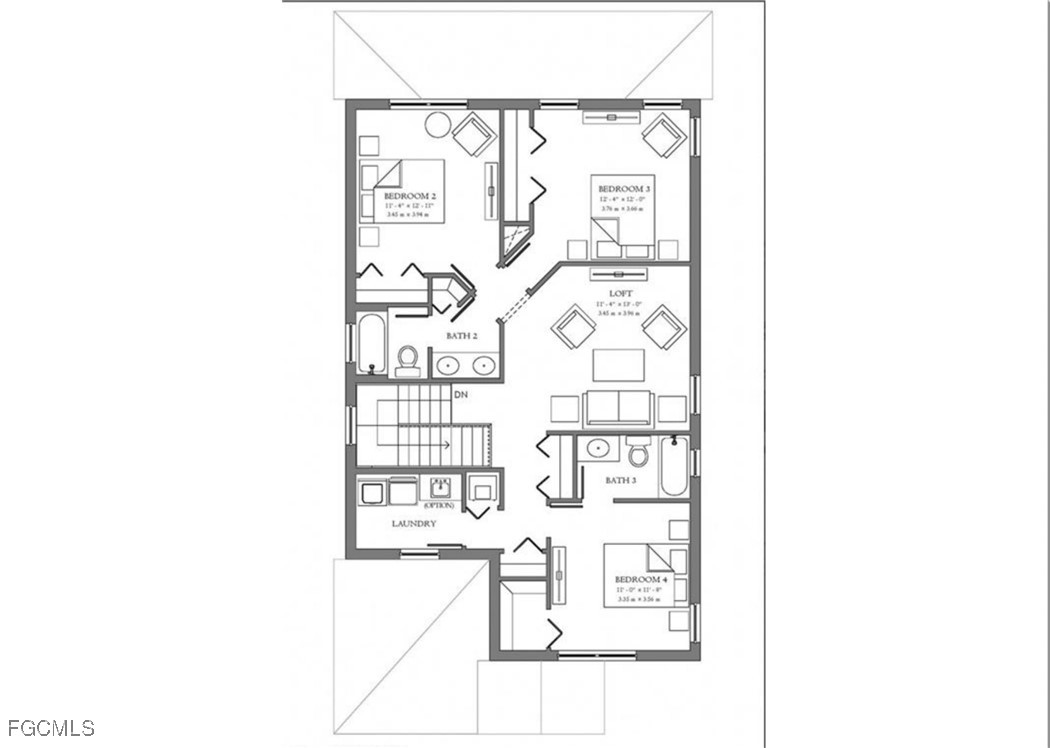 5510 Useppa Drive Ave Maria, FL 34142 - Photo 19 of 20 a picture of a floor plan