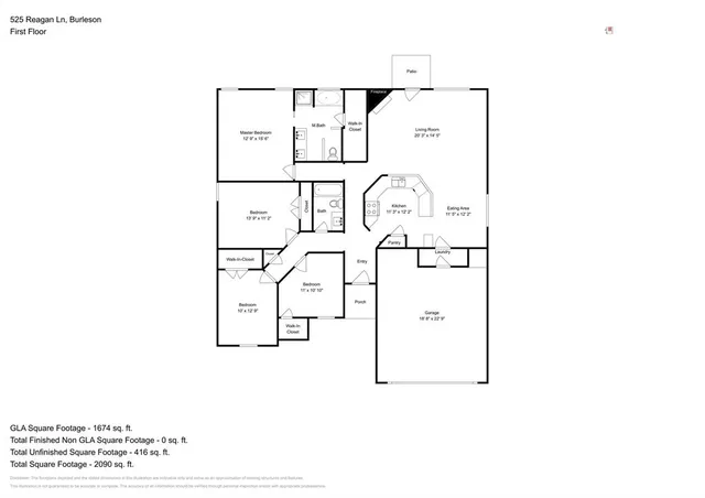 $2,225 | 525 Reagan Dillan Drive, Burleson, TX 76028