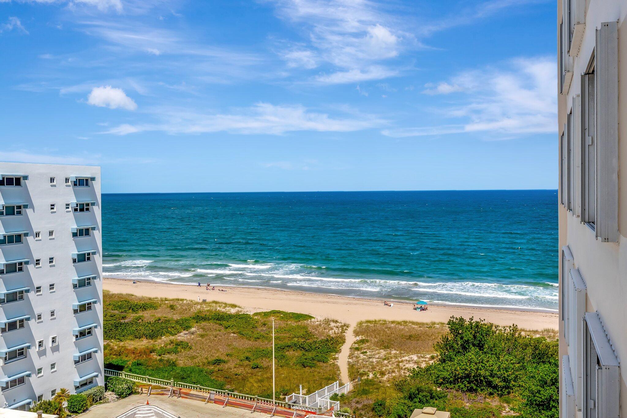 1900 South Ocean Boulevard, Unit 8G Pompano Beach, FL 33062 - Photo 17 of 54 a view of ocean view with beach