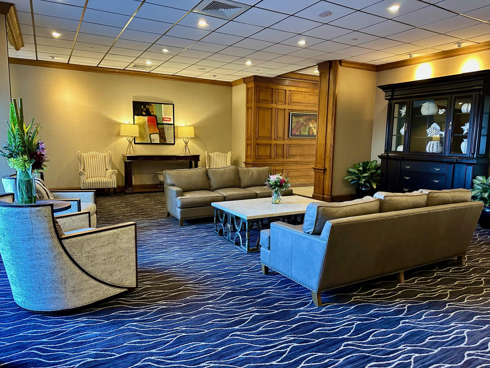 1900 South Ocean Boulevard, Unit 8G Pompano Beach, FL 33062 - Photo 40 of 54 a living room with furniture and a wooden floor