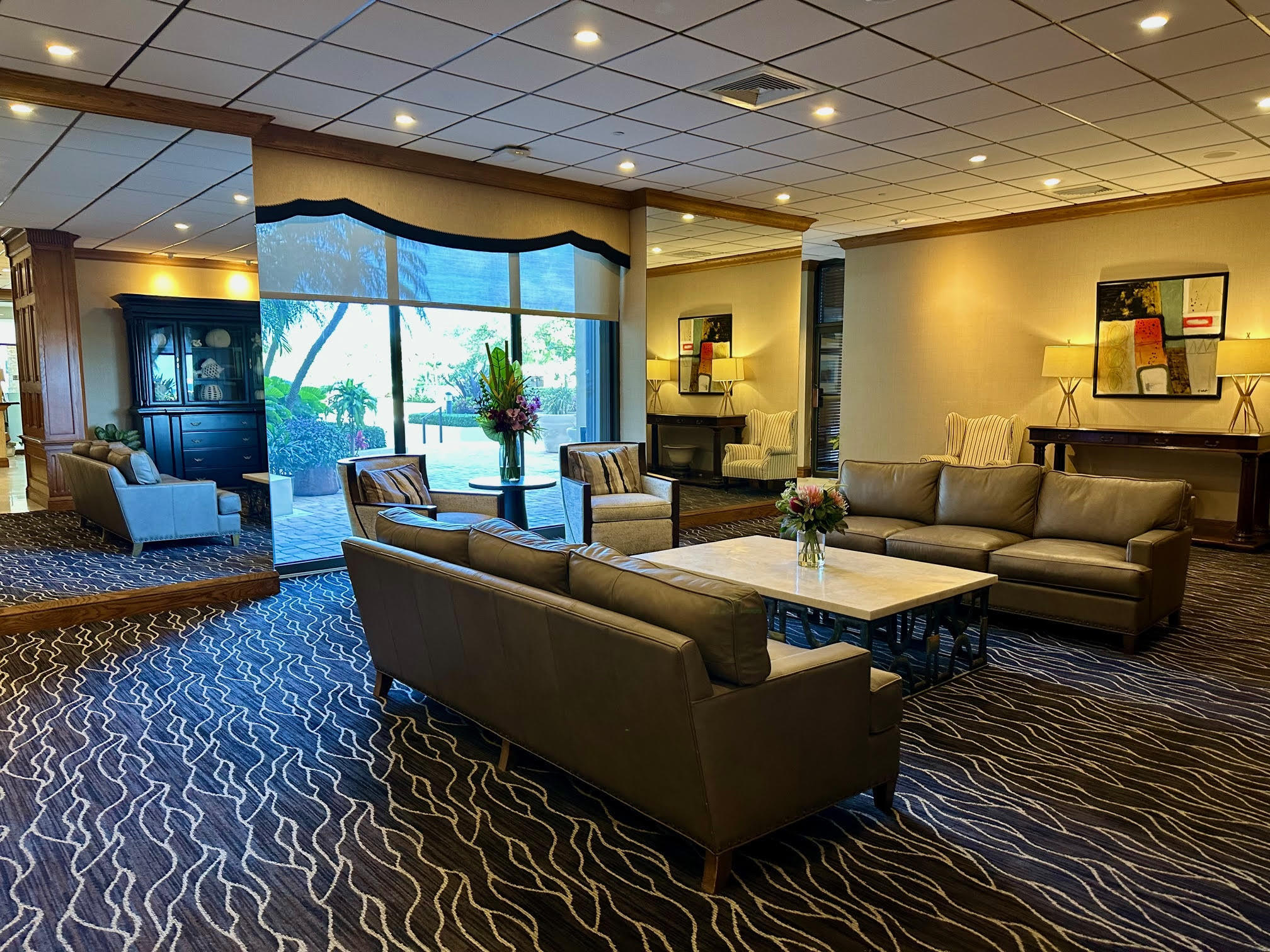 1900 South Ocean Boulevard, Unit 8G Pompano Beach, FL 33062 - Photo 42 of 54 a living room with furniture and a large window