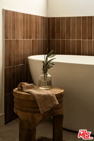 a room with a table and chairs