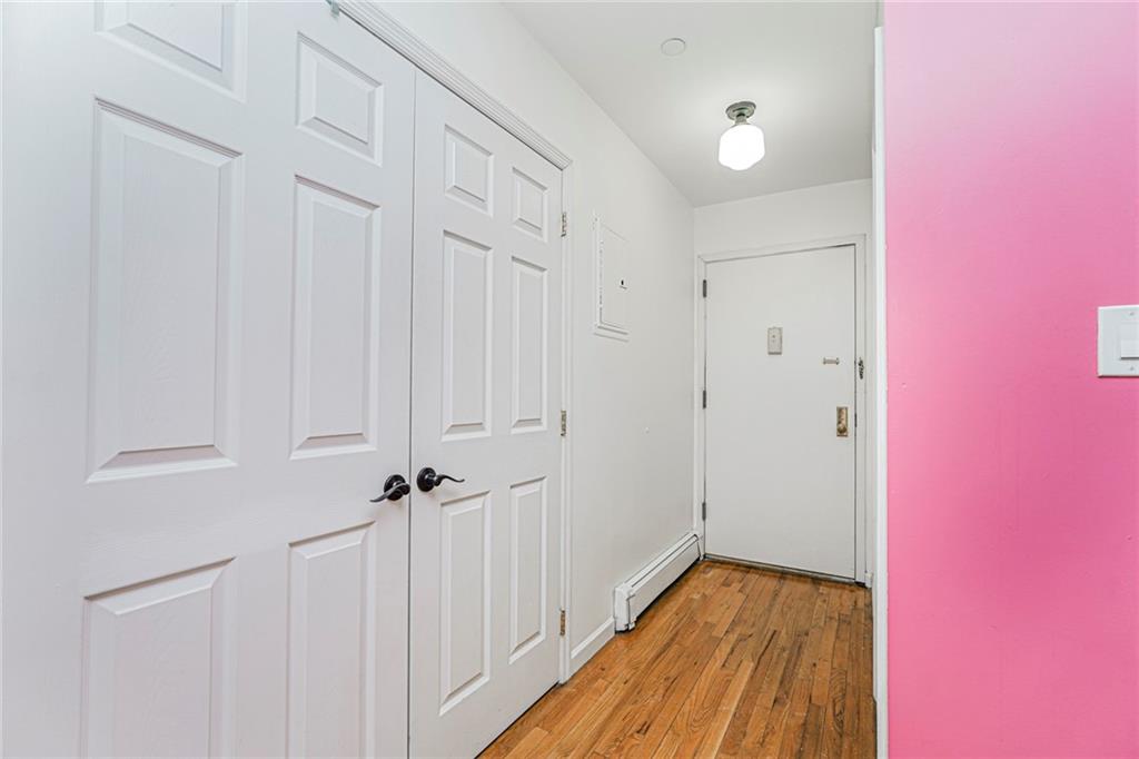 1838 West 13th Street, Unit 3B Brooklyn, NY 11223 - Photo 4 of 22 a view of a hallway with wooden floor