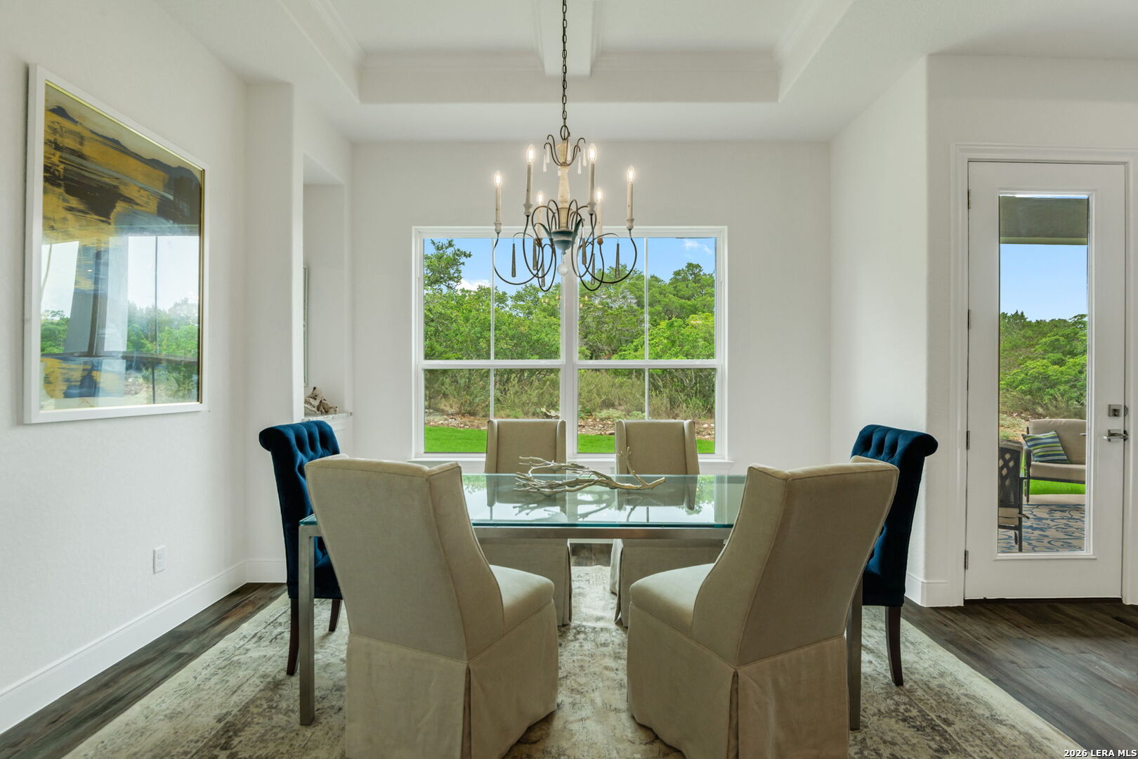 1465 Ironwood Road Fischer, TX 78623 - Photo 17 of 38 a view of a dining room with furniture window and outside view