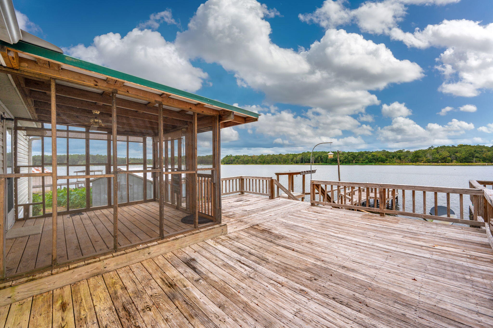 1314 Riddle Drive Westville, FL 32464 - Photo 28 of 35 a view of balcony with wooden floor