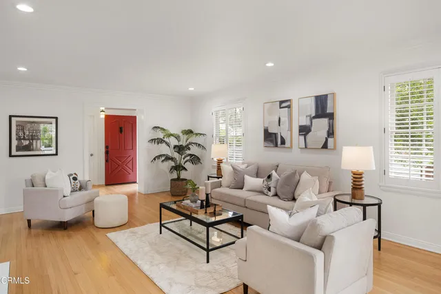 a view of a city with a mountain