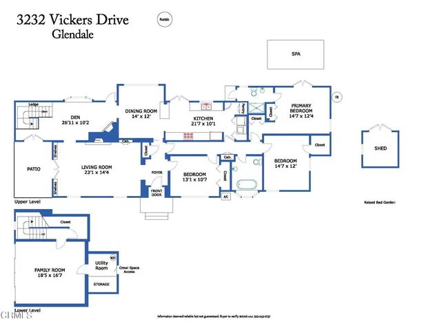 $1,699,000 | 3232 Vickers Drive, Glendale, CA 91208