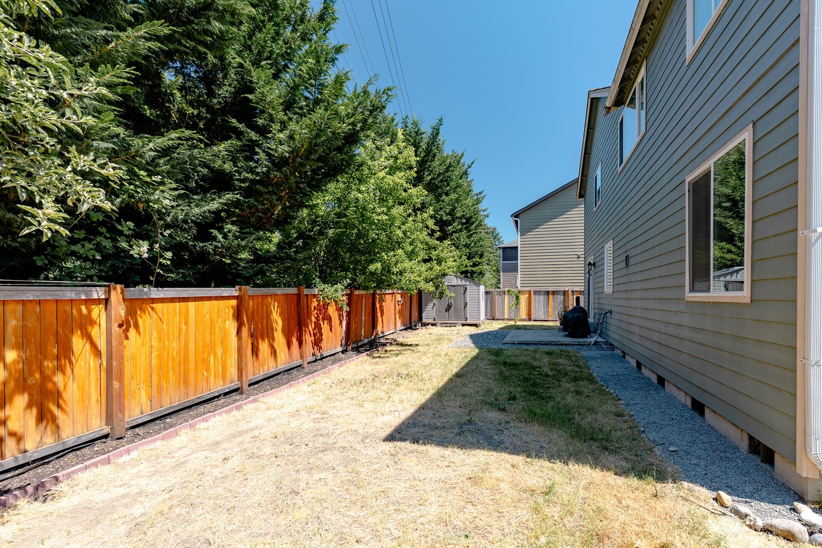1324 Farina Loop Southeast Olympia, WA 98513 - Photo 32 of 40 a view of backyard with pathway