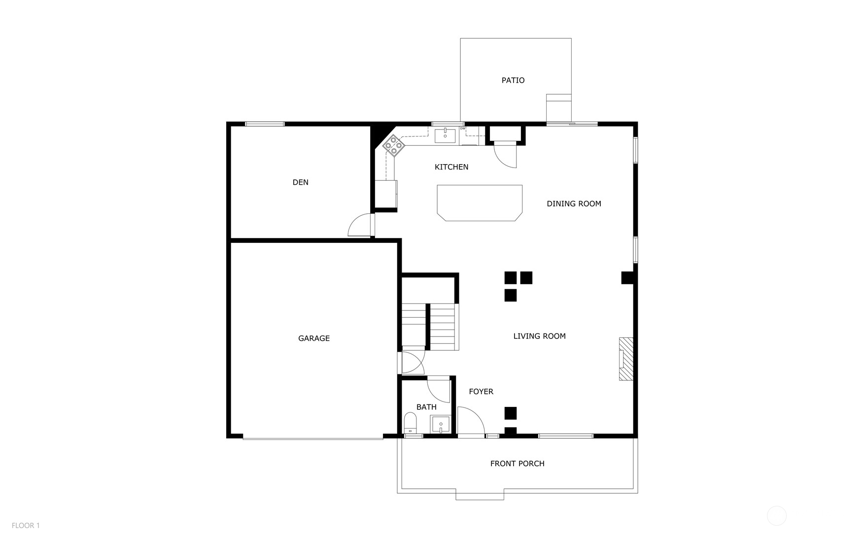 1324 Farina Loop Southeast Olympia, WA 98513 - Photo 38 of 40 a picture of a bathroom with mirror