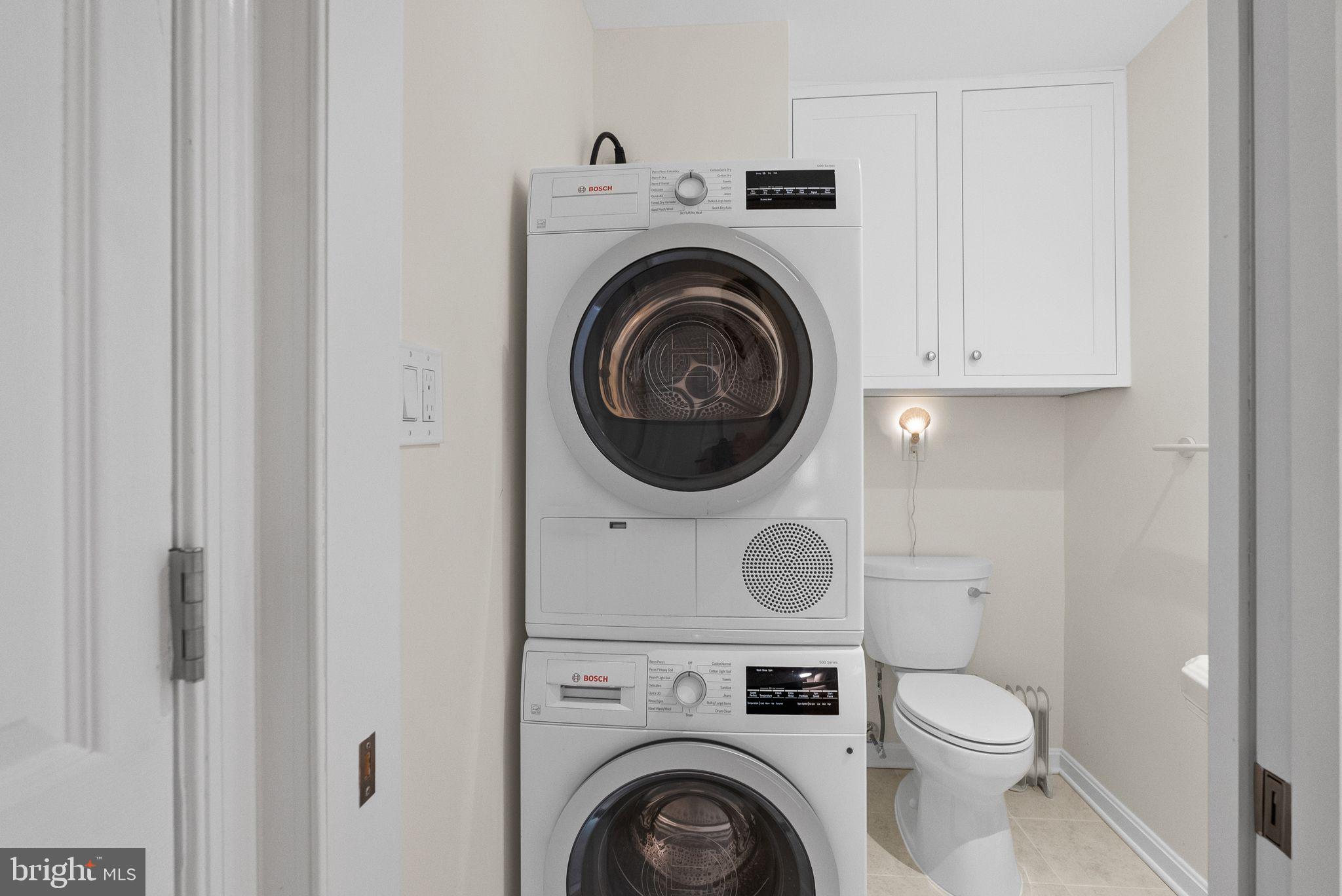 1047 Paper Mill Court, Unit 1047 Washington, DC 20007 - Photo 12 of 29 Powder room & laundry