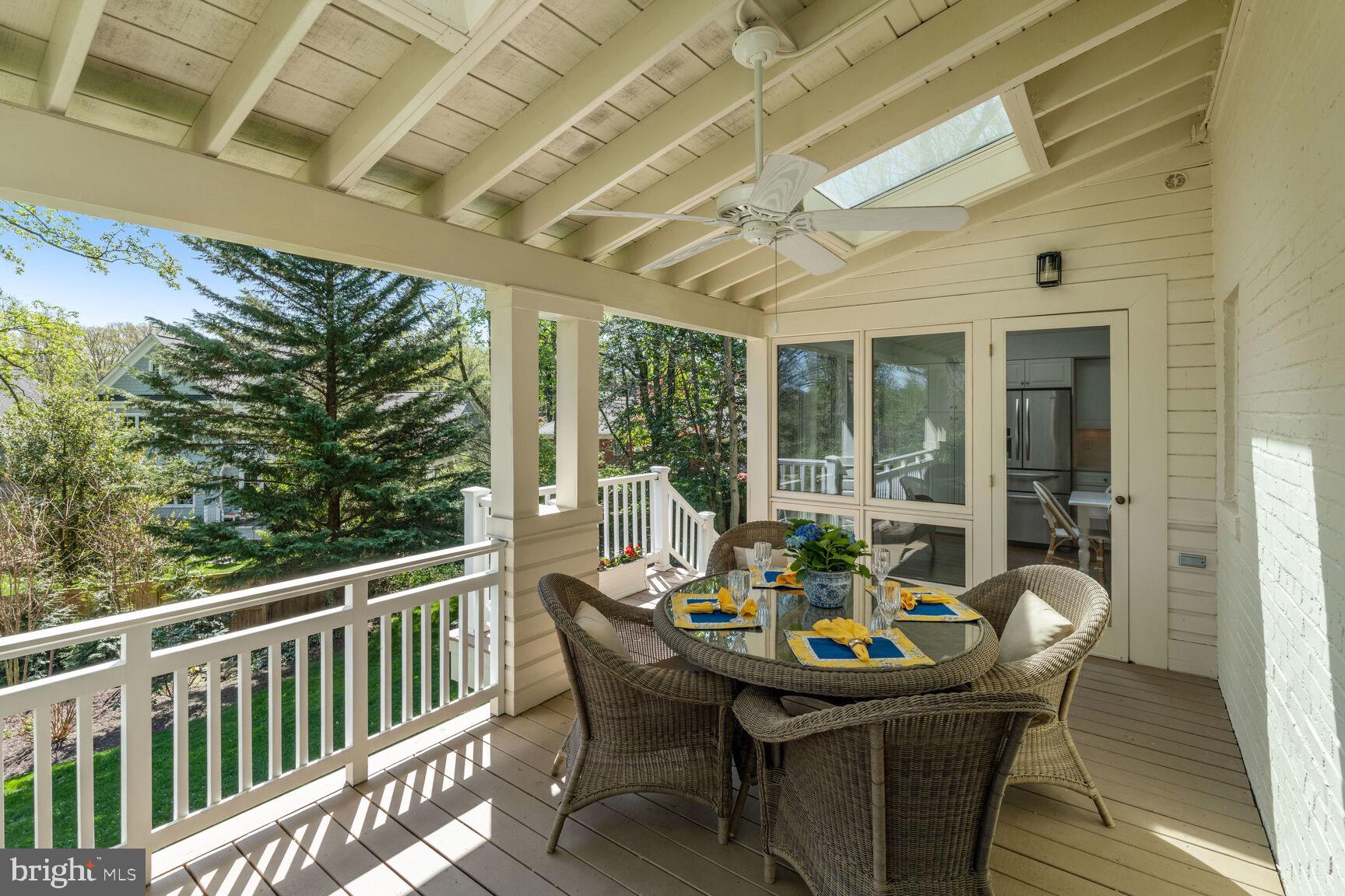 8105 Rayburn Road Bethesda, MD 20817 - Photo 12 of 25 Spacious porch just perfect for dining al fresco!