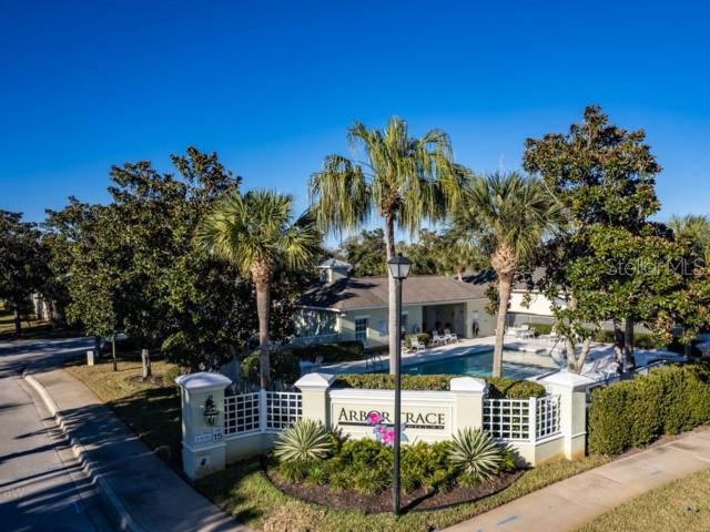 6 Summer Terrace, Unit 6 Palm Coast, FL 32137 - Photo 4 of 30 a view of a garden from a patio