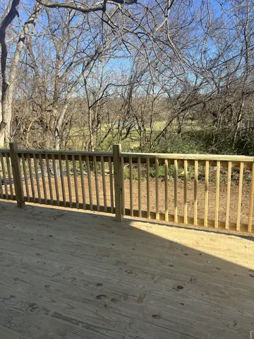 a view of outdoor space with deck