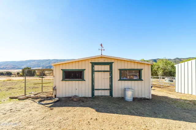 a view of a terrace with sky view