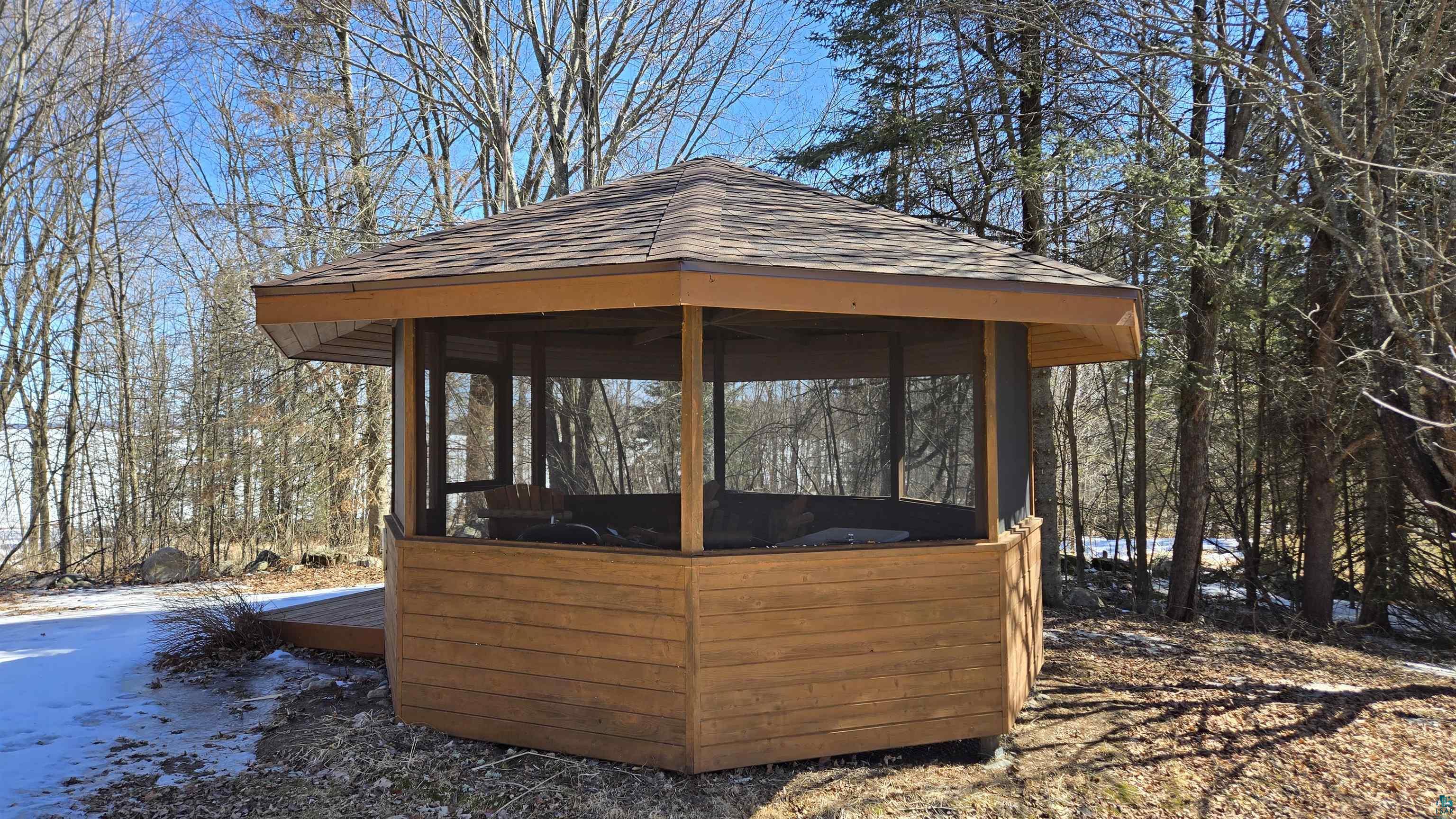 4512 Krollman Road Orr, MN 55771 - Photo 7 of 38 View of outdoor structure featuring a gazebo