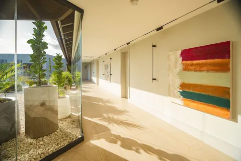 a view of a entryway