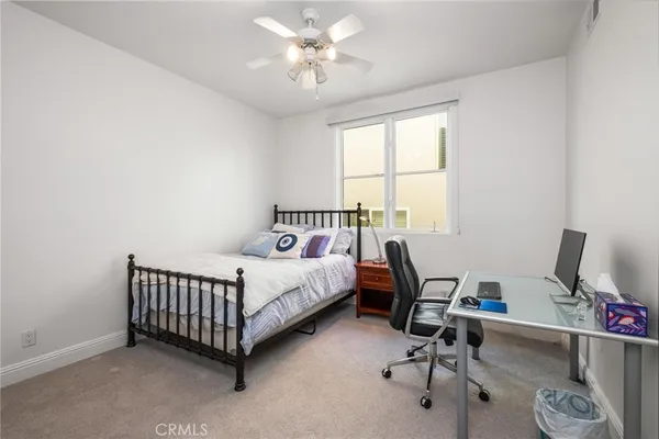 a view of hallway with wooden floor