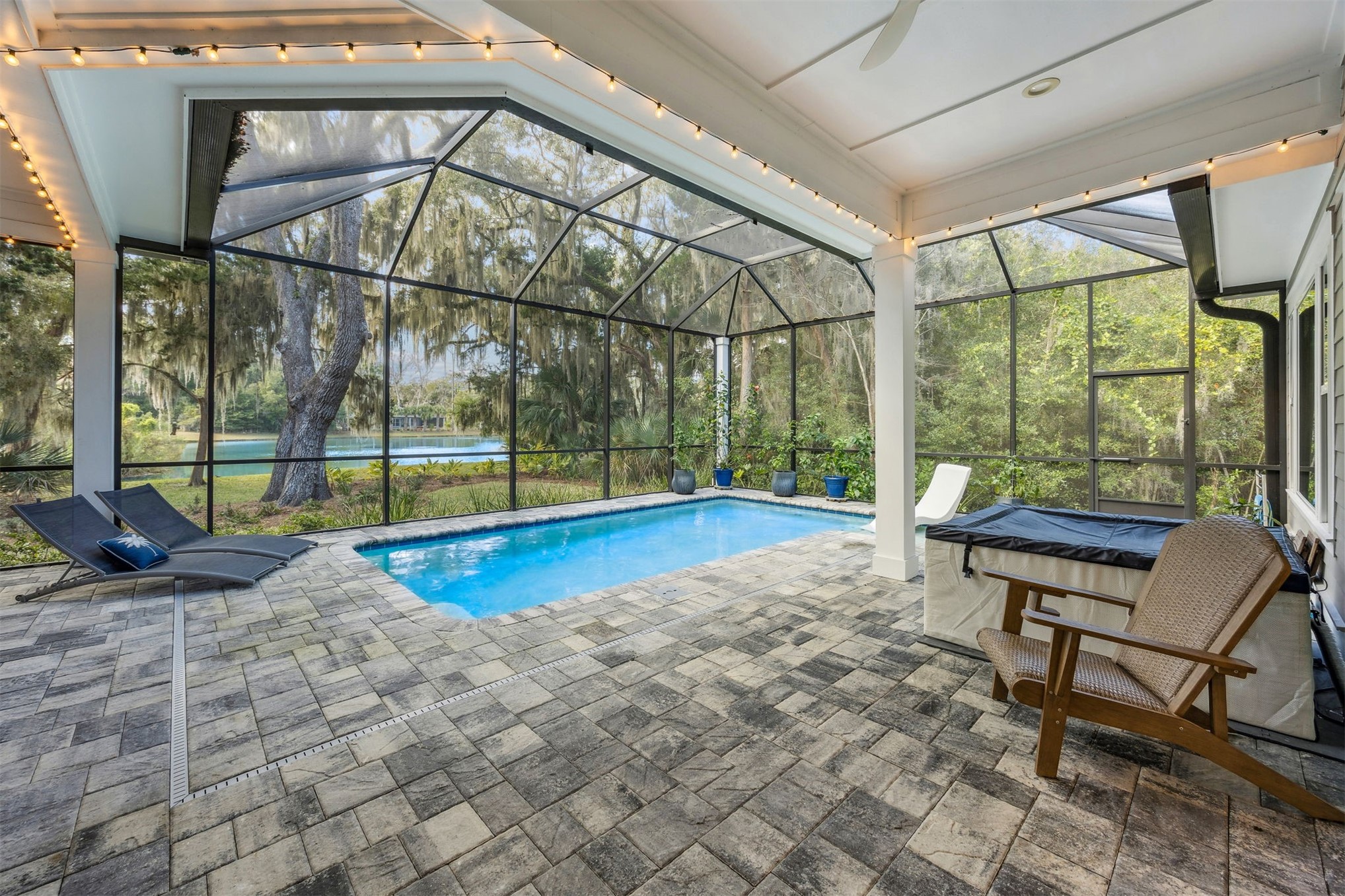 96029 Brady Point Road Fernandina Beach, FL 32034 - Photo 36 of 61 a view of a room with furniture and a porch