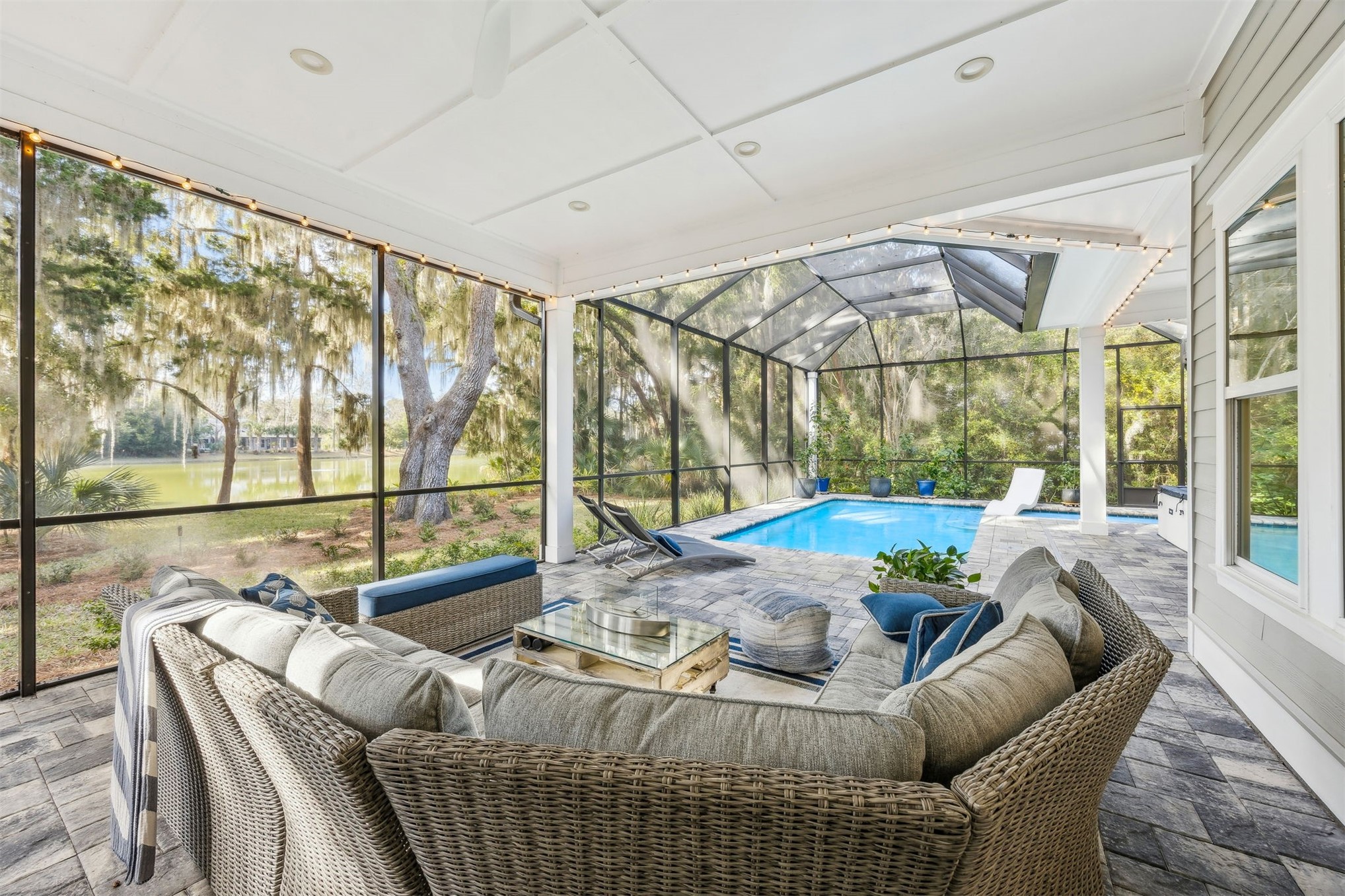 96029 Brady Point Road Fernandina Beach, FL 32034 - Photo 40 of 61 a bedroom with furniture and large windows