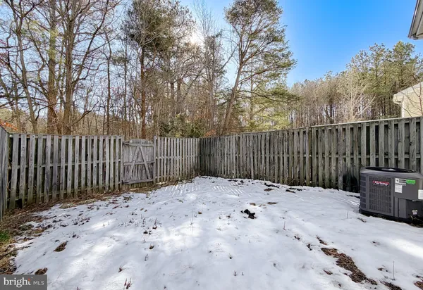 a view of wooden fence