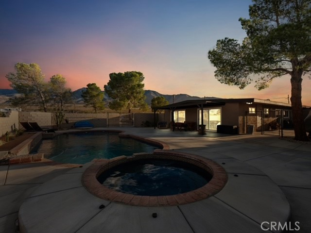30280 Santa Rosa Road Lucerne Valley, CA 92356 - Photo 6 of 66 Relax and enjoy the evening sky!