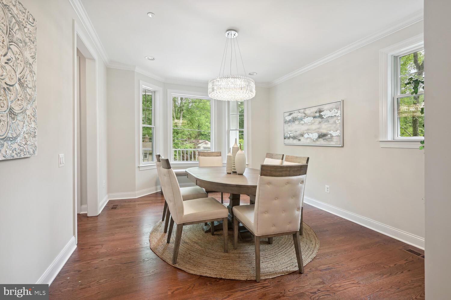 6407 West Halbert Road Bethesda, MD 20817 - Photo 14 of 71 Light-filled Dining Room