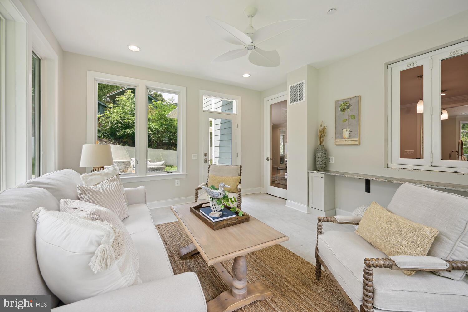 6407 West Halbert Road Bethesda, MD 20817 - Photo 29 of 71 Pass-Thru Window from Kitchen