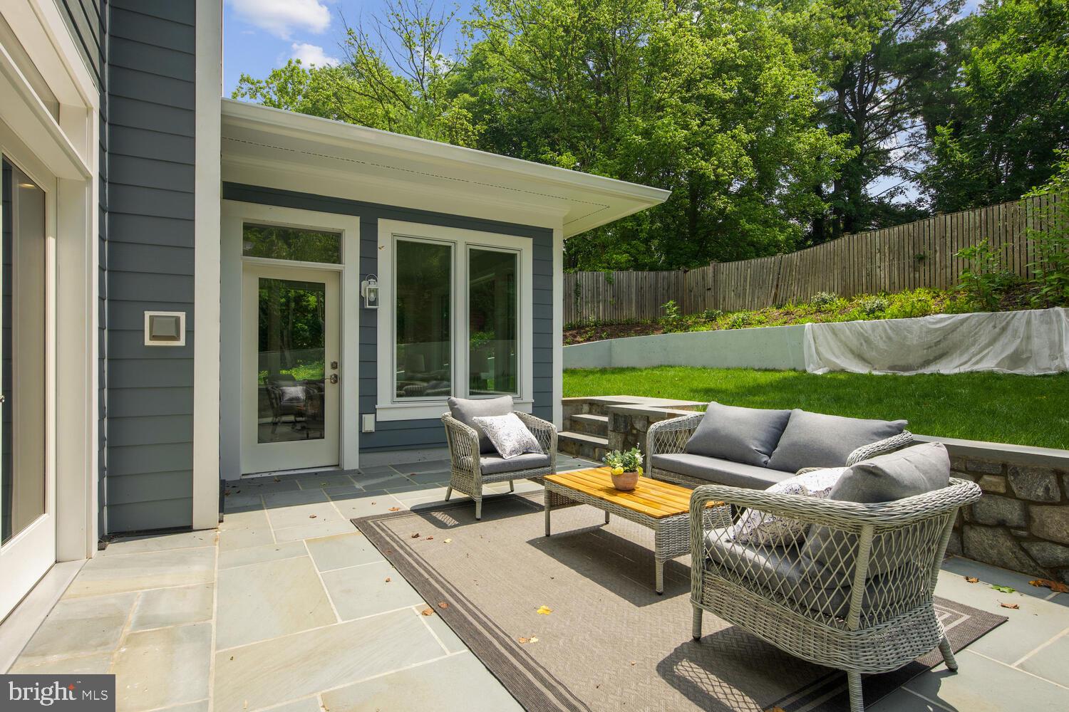 6407 West Halbert Road Bethesda, MD 20817 - Photo 64 of 71 Rear Patio finished with Pennsylvania Bluestone