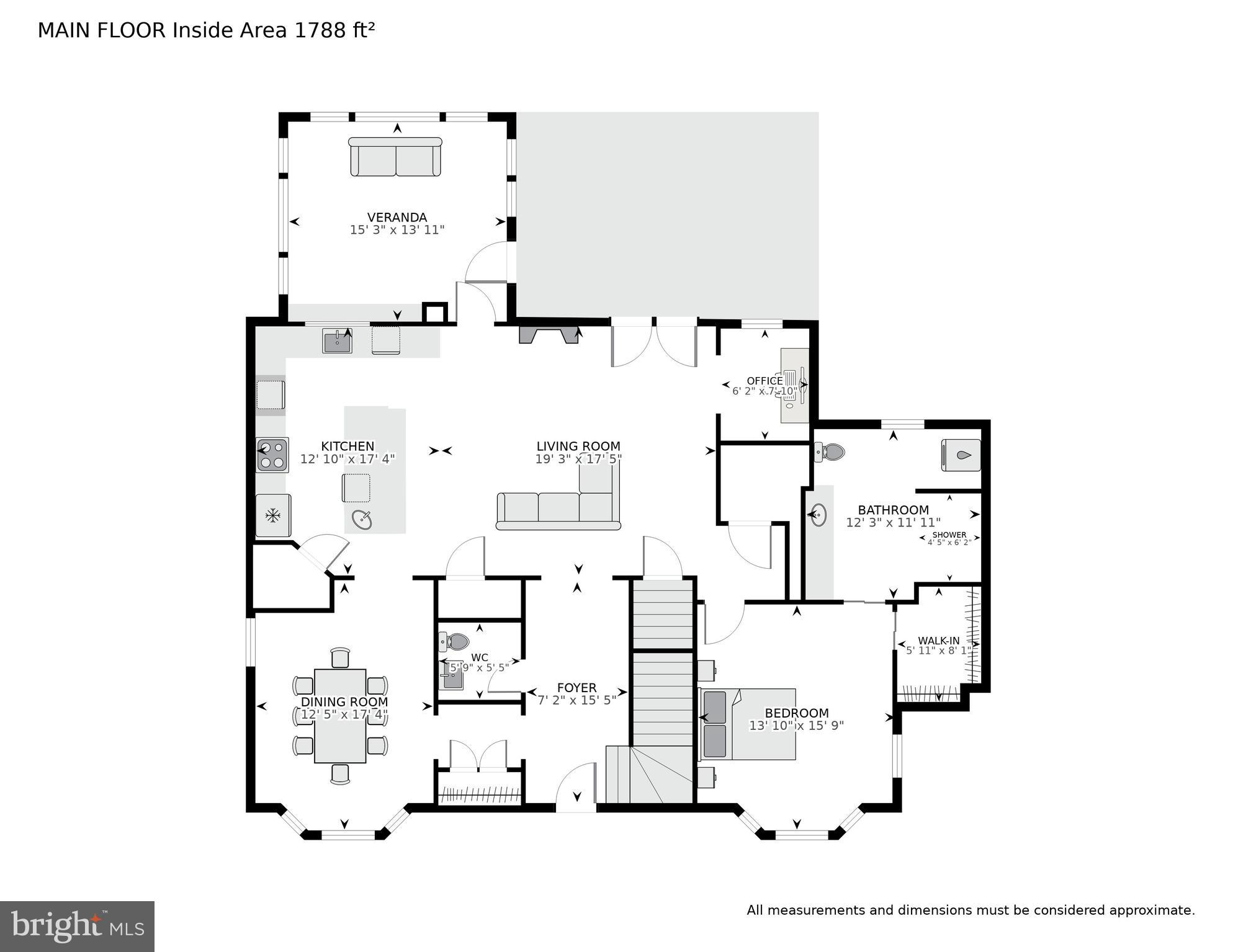6407 West Halbert Road Bethesda, MD 20817 - Photo 68 of 71 Main Level Floor Plan