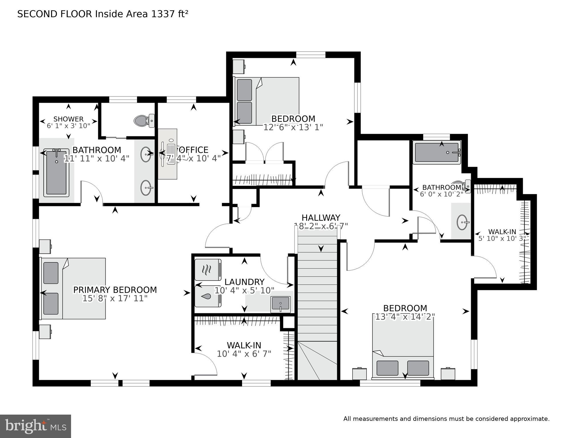 6407 West Halbert Road Bethesda, MD 20817 - Photo 69 of 71 Upper Level Floor Plan