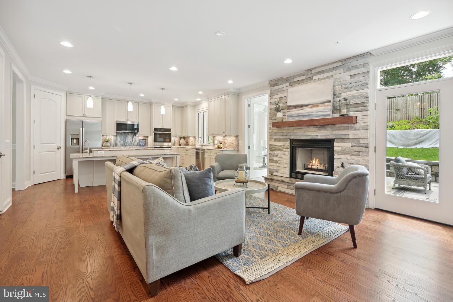 6407 West Halbert Road Bethesda, MD 20817 - Photo 8 of 71 Open kitchen and Family Room