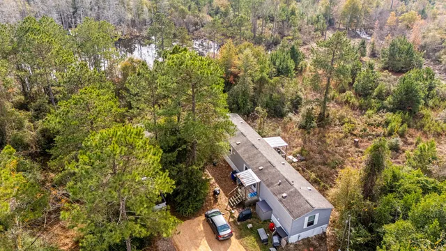 a view of a city and mountains