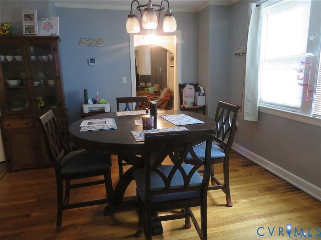 5900 River Road Petersburg, VA 23803 - Photo 40 of 44 a view of a dining room with furniture and wooden floor