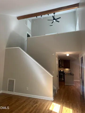 a view of a living room with a sink