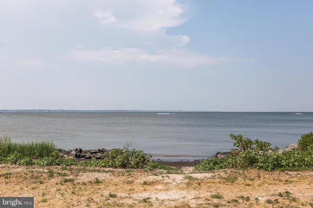 a view of a city and an ocean view