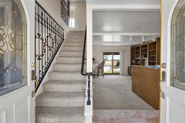 a view of an entryway