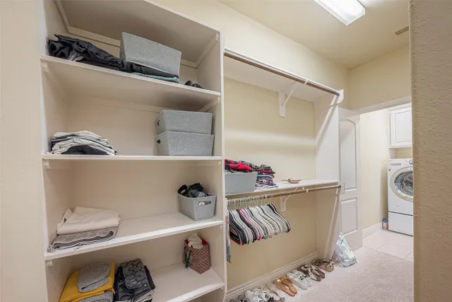 a view of storage and utility room