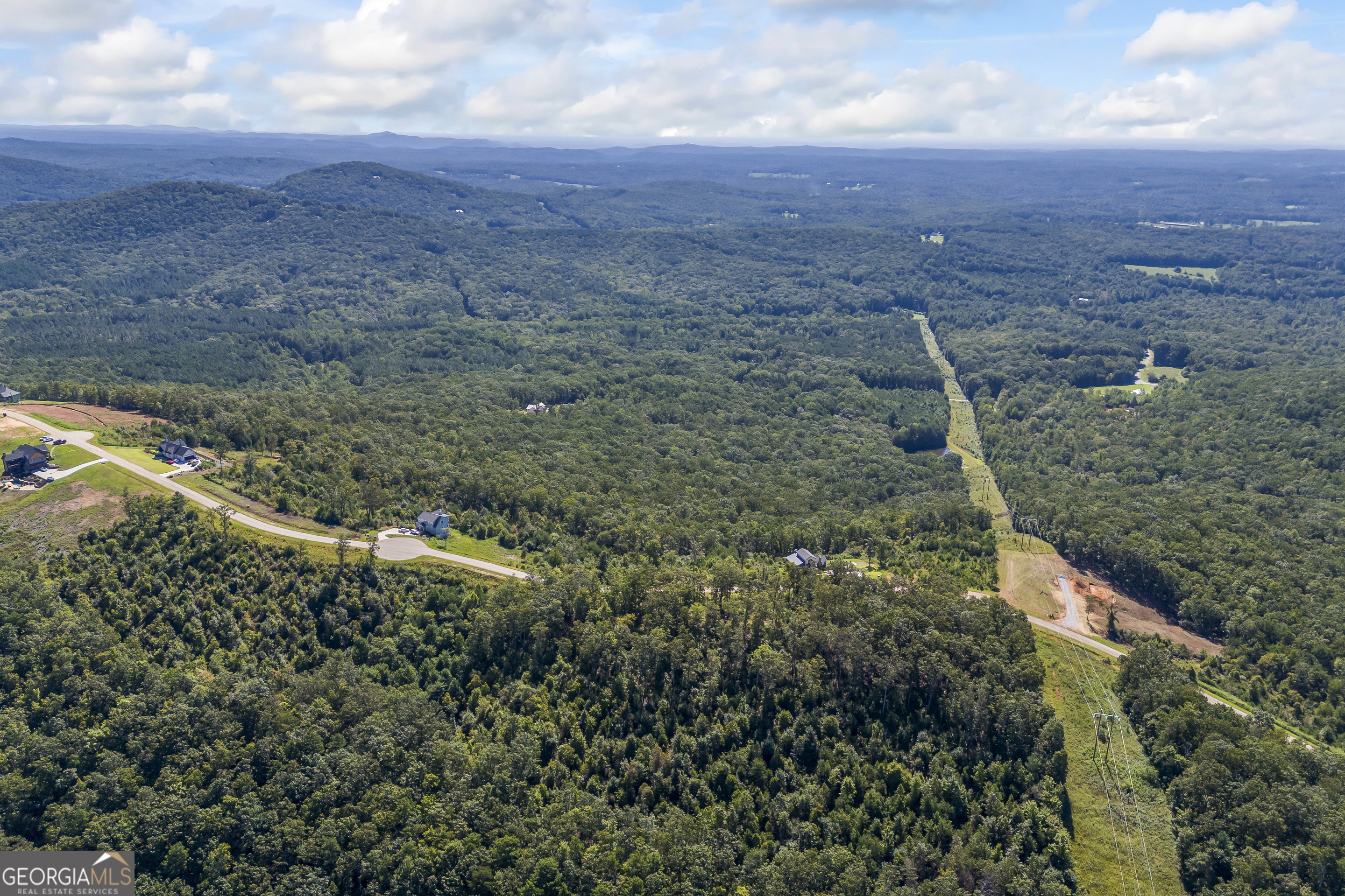 Lot 36 Mountain Ridge Drive Clarkesville, GA 30523 - Photo 4 of 35 a view of a dry yard with green space and fog