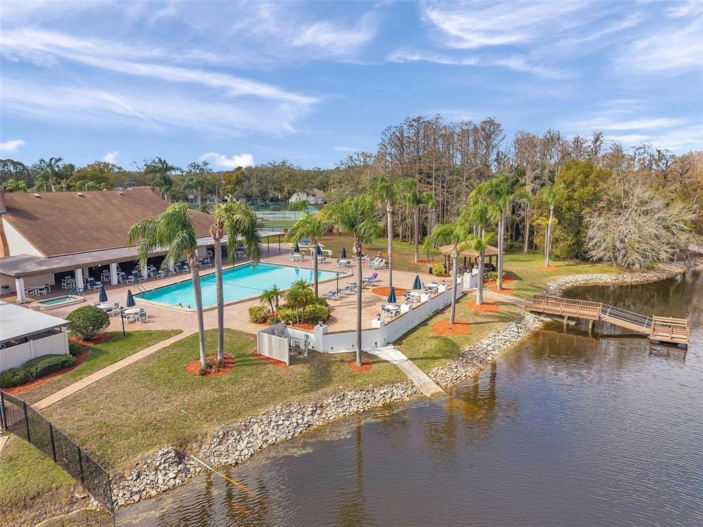 4730 Sheffield Drive New Port Richey, FL 34655 - Photo 40 of 53 a view of a water with a terrace